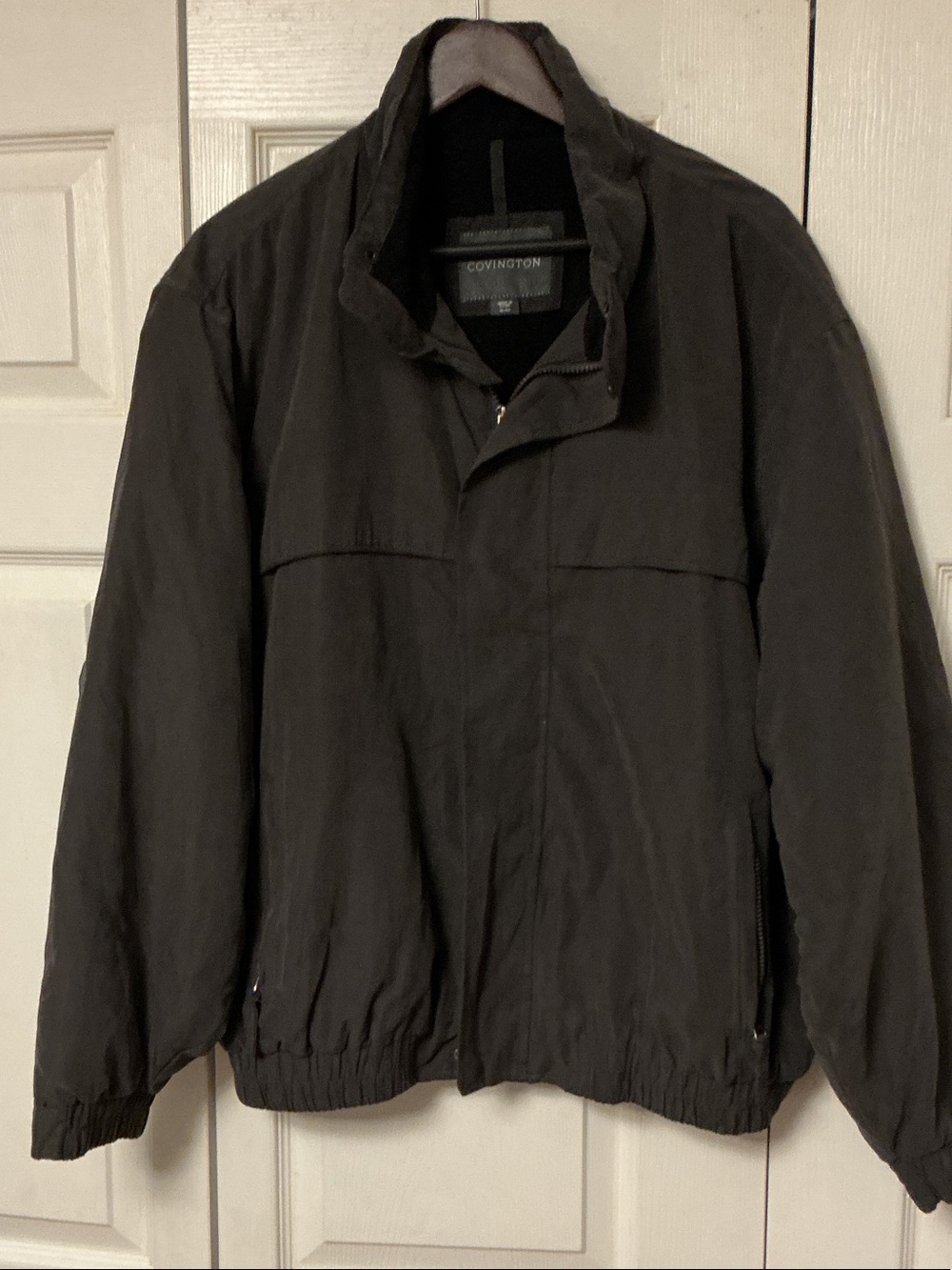 Covington Brown Lightweight Zip Windbreaker Jacket